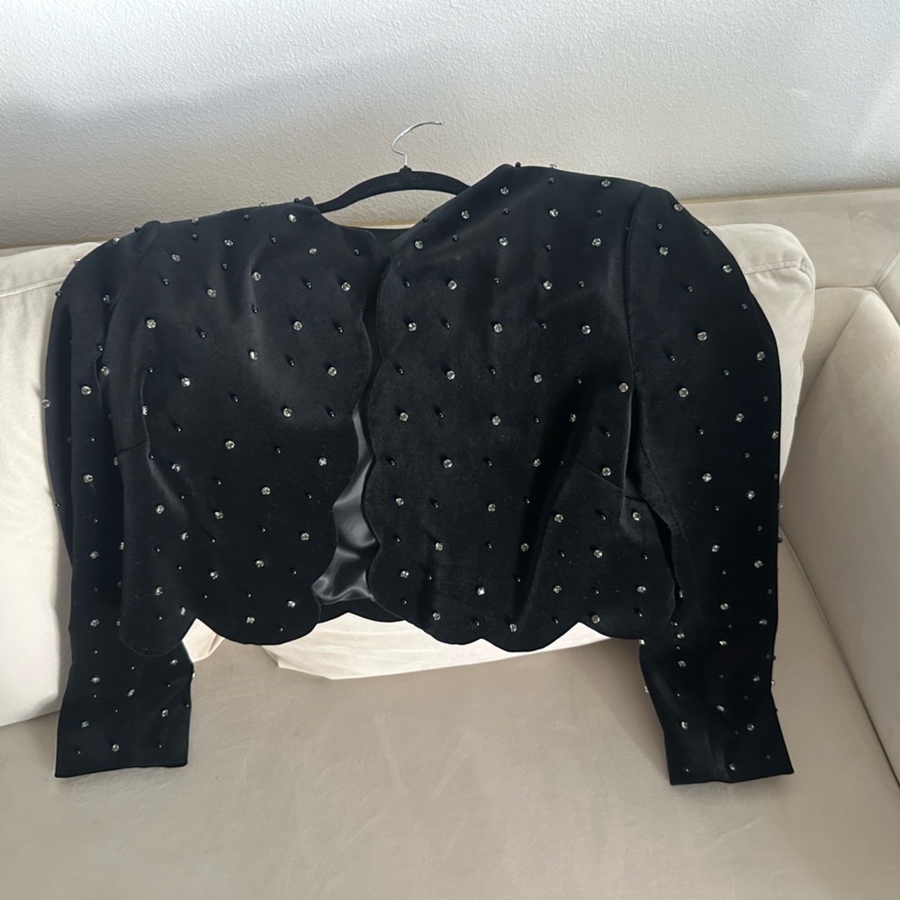 H&M Black Studded Jacket